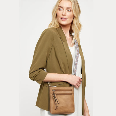 Stylish Geometric Shoulder Bag - Women Handbags & Wallets - Retro Simple Design, Multifunctional Crossbody Bag with Wide Strap for Mobile Phone, Perfect for Daily Use and Travel
