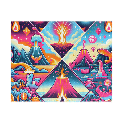 Colorful Vibrant Scene Puzzle - Fun Family Activity, Unique Gift, Artsy Home Decor, Mind-Bending Challenge, 110-1014 Pieces