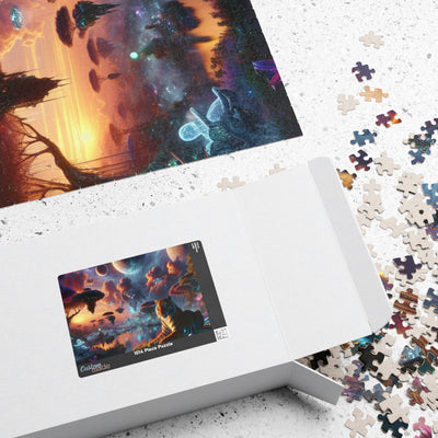 Digital Tiger In Alien Wildlife V2 Puzzle (110, 252, 520, 1014-piece)