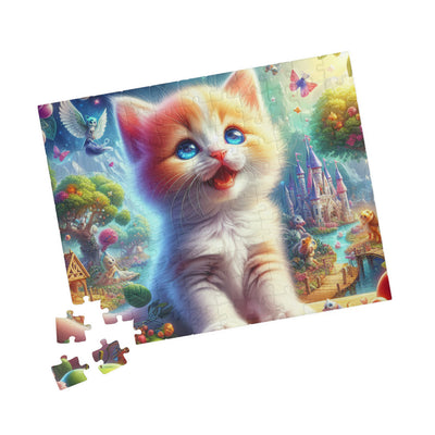 Whimsical Cat Puzzle, Fun Family Game, Cat Lovers Gift, Relaxing Activity, Unique Gift, Home Decor, Creative Brain Teaser