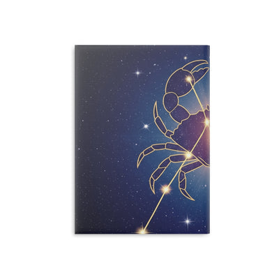 Celestial Cancer Zodiac Notebook, Astrology Journal, Gift for Astrology Lovers, Star Sign Notepad, Starry Night Journal