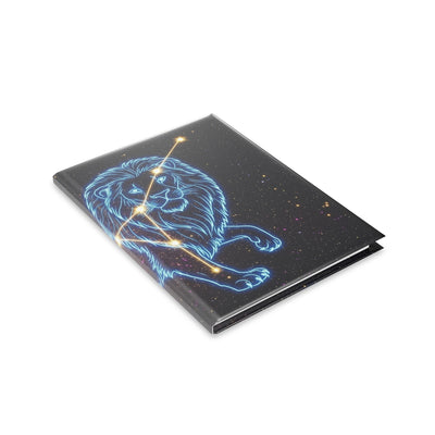 Cosmic Lion Hardcover Notebook, Astrological Journal, Stars Notebook, Gift for Astrology Lovers, Writing Journal, Constellation Diary
