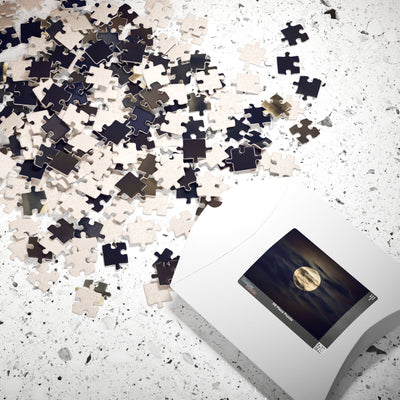 Moonlit Night Puzzle, Relaxing Jigsaw Game, Family Fun Activity, Gift for Puzzle Lovers, Home Décor, Mindfulness Activity