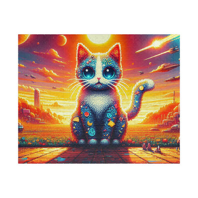 Digital Cat In Fantasy Food Characters V1 Puzzle (110, 252, 520, 1014-piece)
