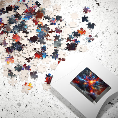 Colorful Cosmic Puzzle - 110, 252, 520, 1014-piece, Perfect Gift for Space Lovers, Family Fun, Wall Art, Brain Teaser, Puzzle Night