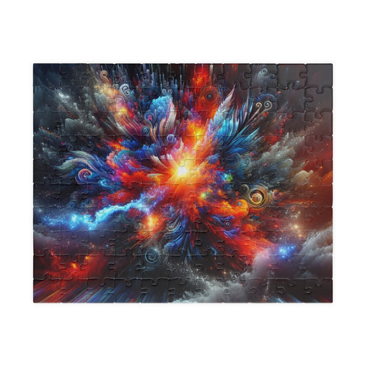 Colorful Cosmic Puzzle - 110, 252, 520, 1014-piece, Perfect Gift for Space Lovers, Family Fun, Wall Art, Brain Teaser, Puzzle Night