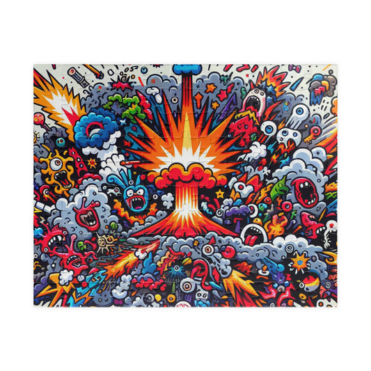Vibrant Art Puzzle Collection - Unique Explosion Design, 110, 252, 520, 1014-piece, Perfect Gift for Puzzle Lovers, Family Fun, Stress [...]
