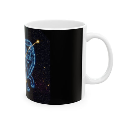 Leo Zodiac Ceramic Mug - Astrology Gift for Astrology Lovers, Personalized Birthday Gift, Constellation Coffee Cup, Horoscope Mug