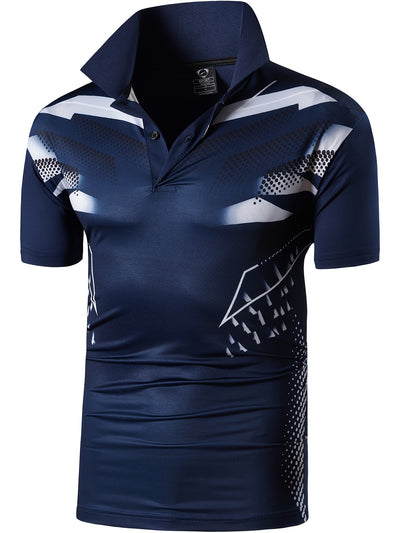 Jeansian Men's Quick Dry Sport Tee Shirt for Tennis, Golf, and Bowling - Comfortable and Stylish
