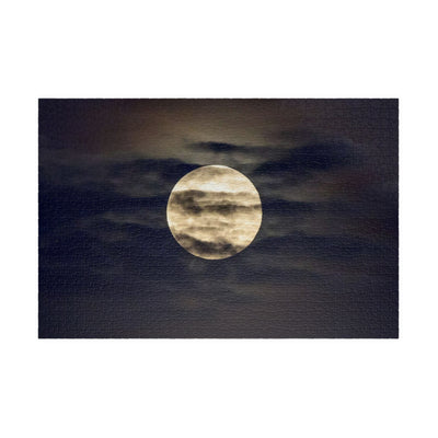 Moonlit Night Puzzle, Relaxing Jigsaw Game, Family Fun Activity, Gift for Puzzle Lovers, Home Décor, Mindfulness Activity