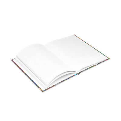 Colorful Art Hardcover Notebook, Creative Journal, Sketchbook with Puffy Covers, Fun Gift for Artists, Unique Stationery