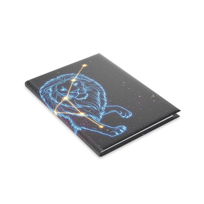 Cosmic Lion Hardcover Notebook, Astrological Journal, Stars Notebook, Gift for Astrology Lovers, Writing Journal, Constellation Diary