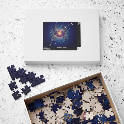 Astrology-Themed Puzzle - Zodiac Crab Design, Gift for Astrology Lovers, Family Game Night, Home Décor, Fun Brain Teaser