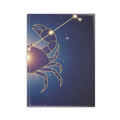 Celestial Cancer Zodiac Notebook, Astrology Journal, Gift for Astrology Lovers, Star Sign Notepad, Starry Night Journal