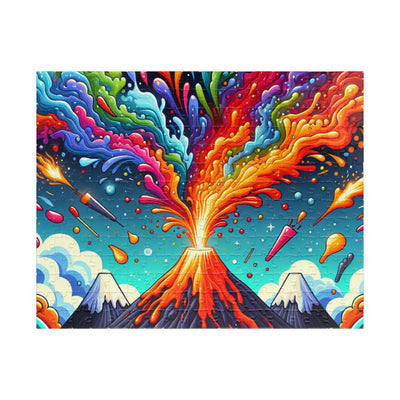 Colorful Volcano Puzzle - Fun for Family Game Night, Creative Gift, Entertainment, Stress Relief, Educational Activity
