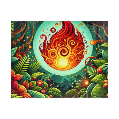 Vibrant Fire-Themed Puzzle | 110-1014 Pieces | Perfect Gift for Relaxation, Family Fun, Game Night, Mindfulness