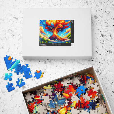 Vibrant Volcano V2 Puzzle | 110, 252, 520, 1014-piece | Nature Lovers, Family Fun, Gift for Puzzle Enthusiasts, Home Decor, Educational [...]