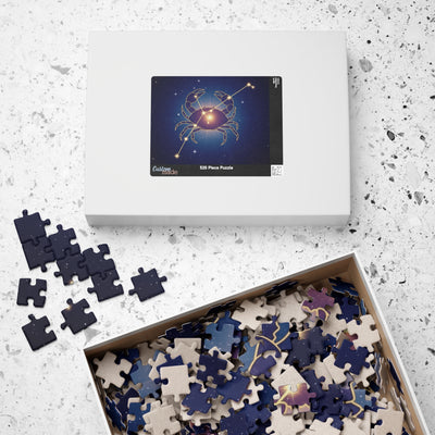 Astrology-Themed Puzzle - Zodiac Crab Design, Gift for Astrology Lovers, Family Game Night, Home Décor, Fun Brain Teaser
