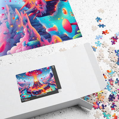 Vibrant Volcano V3 Puzzle | 110, 252, 520, 1014-Piece | Perfect Gift for Puzzle Lovers, Family Bonding, Relaxation, Kids' Activities, [...]