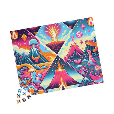 Colorful Vibrant Scene Puzzle - Fun Family Activity, Unique Gift, Artsy Home Decor, Mind-Bending Challenge, 110-1014 Pieces