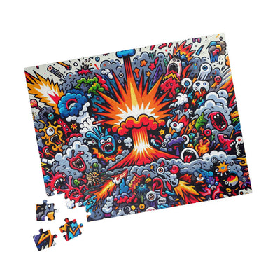 Vibrant Art Puzzle Collection - Unique Explosion Design, 110, 252, 520, 1014-piece, Perfect Gift for Puzzle Lovers, Family Fun, Stress [...]