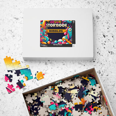 Colorful Puzzle with Whimsical Design, Fun Family Activity, Gift for Kids, Brain Teaser, Collectible Art Puzzle