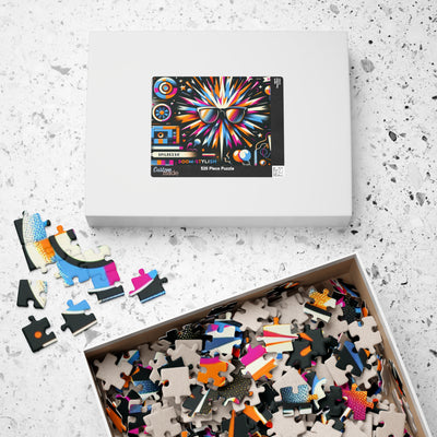 Fun Retro Puzzle - 110, 252, 520, 1014-piece - Vibrant Art for Family Game Night, Gift for Puzzle Lovers, Home Decor