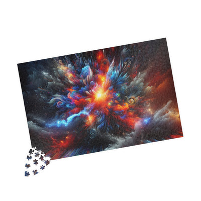 Colorful Cosmic Puzzle - 110, 252, 520, 1014-piece, Perfect Gift for Space Lovers, Family Fun, Wall Art, Brain Teaser, Puzzle Night