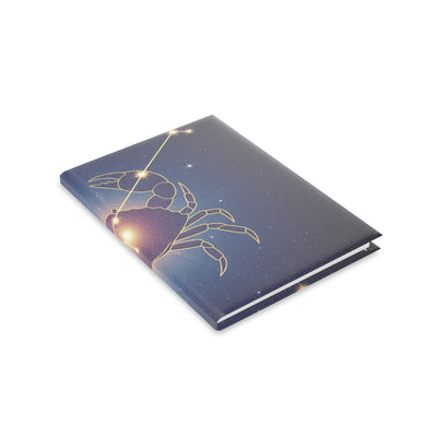 Celestial Cancer Zodiac Notebook, Astrology Journal, Gift for Astrology Lovers, Star Sign Notepad, Starry Night Journal