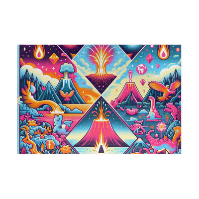 Colorful Vibrant Scene Puzzle - Fun Family Activity, Unique Gift, Artsy Home Decor, Mind-Bending Challenge, 110-1014 Pieces