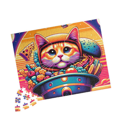 Digital Cat In Fantasy Food Characters V2 Puzzle (110, 252, 520, 1014-piece)