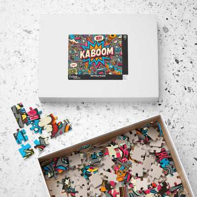 Vibrant Kaboom Puzzle - Fun Family Activity, Game Night Entertainment, Gift for Puzzle Lovers, Unique Home Decor, 110 to 1014-piece Options