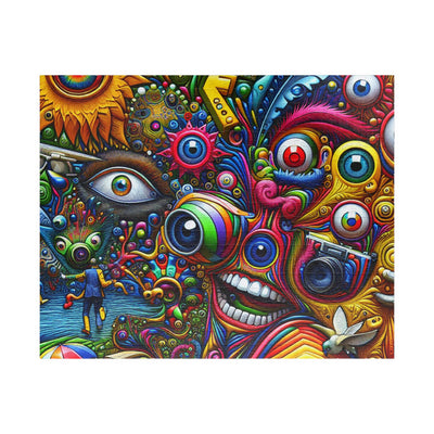 Vibrant Art Puzzle for Creative Minds, 110-1014 pieces, Gift for Puzzle Lovers, Home Decor, Fun Family Activity, Unique Artwork