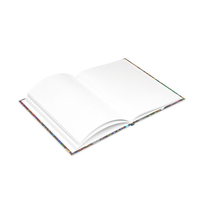 Colorful Art Hardcover Notebook, Creative Journal, Sketchbook with Puffy Covers, Fun Gift for Artists, Unique Stationery