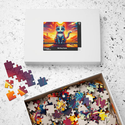 Digital Cat In Fantasy Food Characters V1 Puzzle (110, 252, 520, 1014-piece)