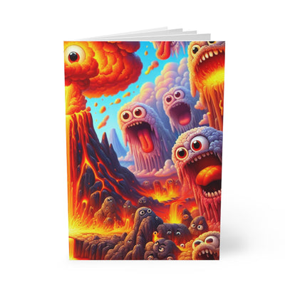 Vibrant Monster-Themed Softcover Notebook | A5 Journal for Creatives, Kids, Gift Ideas, Art Sketchbook, Fun Writing Companion