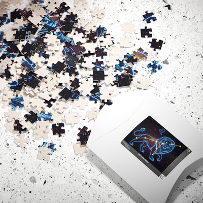 Celestial Leo Puzzle - 110, 252, 520 or 1014 Pieces, Zodiac Gifts, Astrology Decor, Star Sign Fun, Family Activity