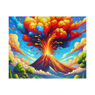 Vibrant Volcano V2 Puzzle | 110, 252, 520, 1014-piece | Nature Lovers, Family Fun, Gift for Puzzle Enthusiasts, Home Decor, Educational [...]