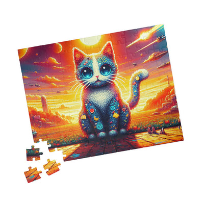 Digital Cat In Fantasy Food Characters V1 Puzzle (110, 252, 520, 1014-piece)