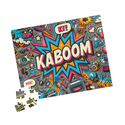 Vibrant Kaboom Puzzle - Fun Family Activity, Game Night Entertainment, Gift for Puzzle Lovers, Unique Home Decor, 110 to 1014-piece Options