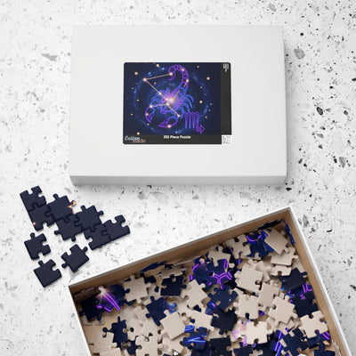 Astrology-themed Puzzle, Scorpion Zodiac Journey, Star Sign Gift, Puzzle Game for Adults, Unique Home Decor, Fun Family Activity