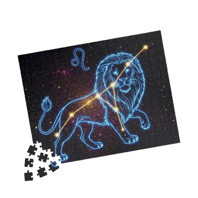 Celestial Leo Puzzle - 110, 252, 520 or 1014 Pieces, Zodiac Gifts, Astrology Decor, Star Sign Fun, Family Activity