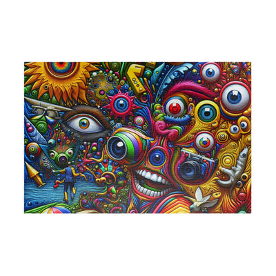 Vibrant Art Puzzle for Creative Minds, 110-1014 pieces, Gift for Puzzle Lovers, Home Decor, Fun Family Activity, Unique Artwork