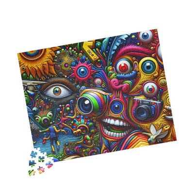 Vibrant Art Puzzle for Creative Minds, 110-1014 pieces, Gift for Puzzle Lovers, Home Decor, Fun Family Activity, Unique Artwork