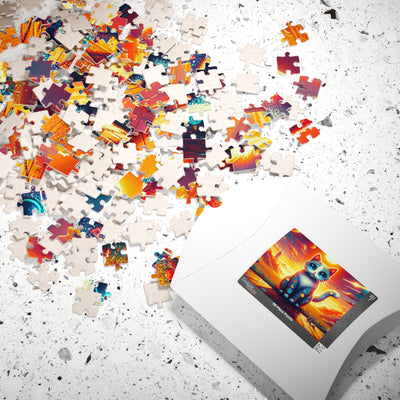 Digital Cat In Fantasy Food Characters V1 Puzzle (110, 252, 520, 1014-piece)