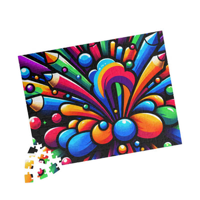 Colorful Spectrum Puzzle - Vibrant 1014-piece Jigsaw, Fun Family Activity, Perfect Gift for Puzzle Lovers, Game Night Fun