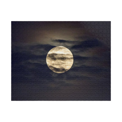 Moonlit Night Puzzle, Relaxing Jigsaw Game, Family Fun Activity, Gift for Puzzle Lovers, Home Décor, Mindfulness Activity