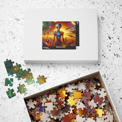 Digital Alien In Meme Mashups V2 Puzzle (110, 252, 520, 1014-piece)