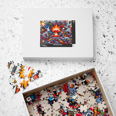 Vibrant Art Puzzle Collection - Unique Explosion Design, 110, 252, 520, 1014-piece, Perfect Gift for Puzzle Lovers, Family Fun, Stress [...]