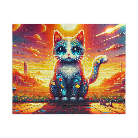 Digital Cat In Fantasy Food Characters V1 Puzzle (110, 252, 520, 1014-piece)
